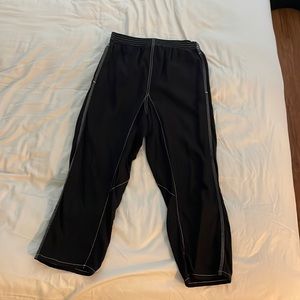 Mm6 Maison Margiela drop crotch soft cotton casual pants black small